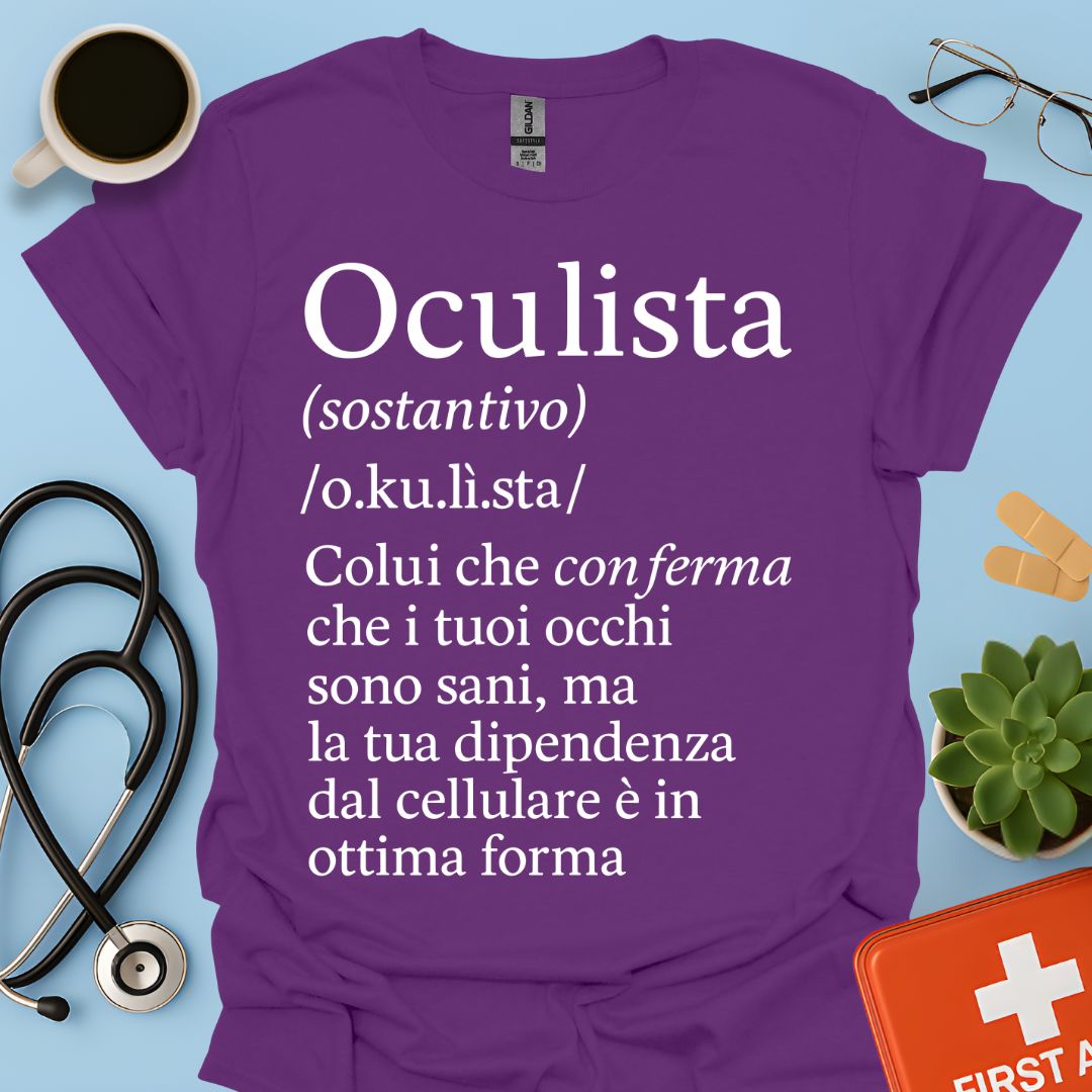 Definizione Oculista Maglietta