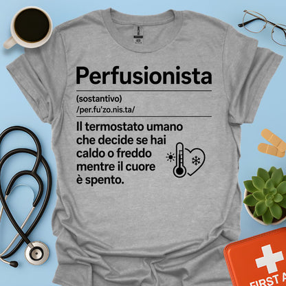 Maglietta Definizione Perfusionista
