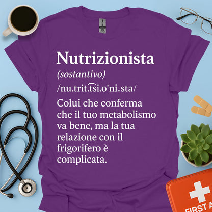 Definizione Nutrizionista Maglietta