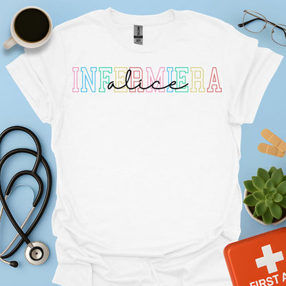 Infermiera Personalizzata Maglietta