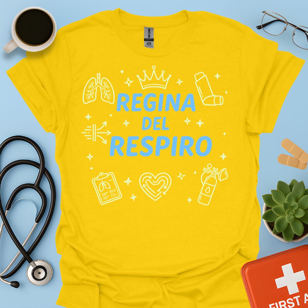 Regina del Respiro - Maglietta Pneumologia e Fisiopatologia Respiratoria