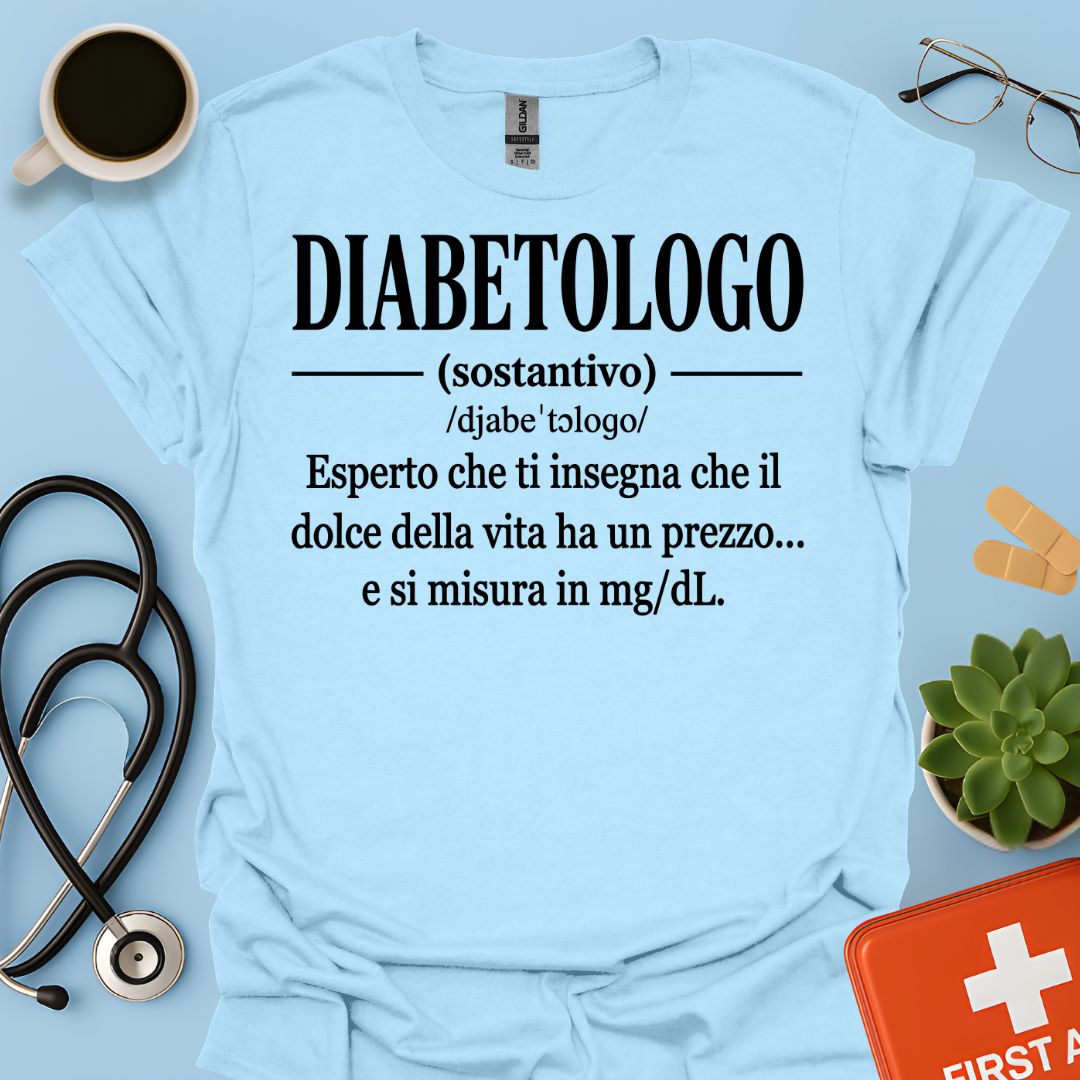 Maglietta Definizione Diabetologo