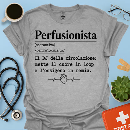 Maglietta Perfusionista Definizione