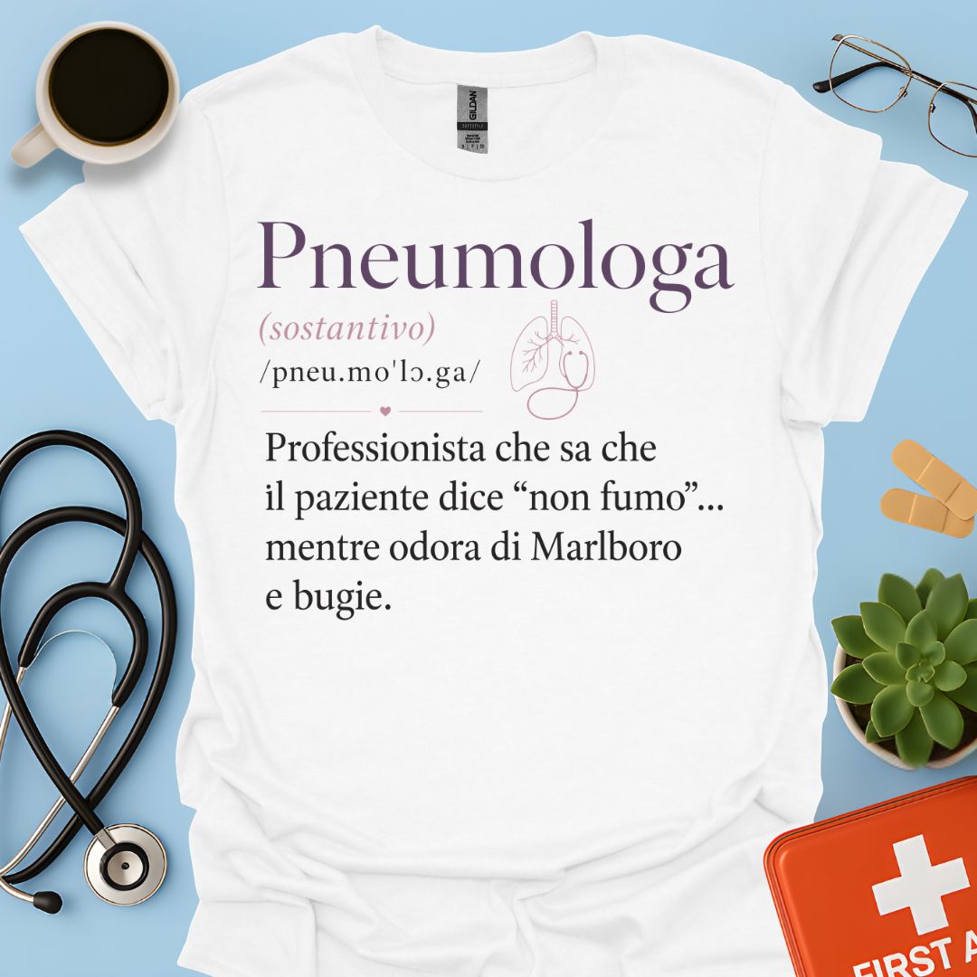 Maglietta Pneumologa Divertente – Regalo Pneumologia