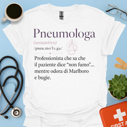 Maglietta Pneumologa Divertente – Regalo Pneumologia