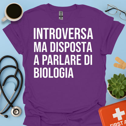 Maglietta Biologia Donna