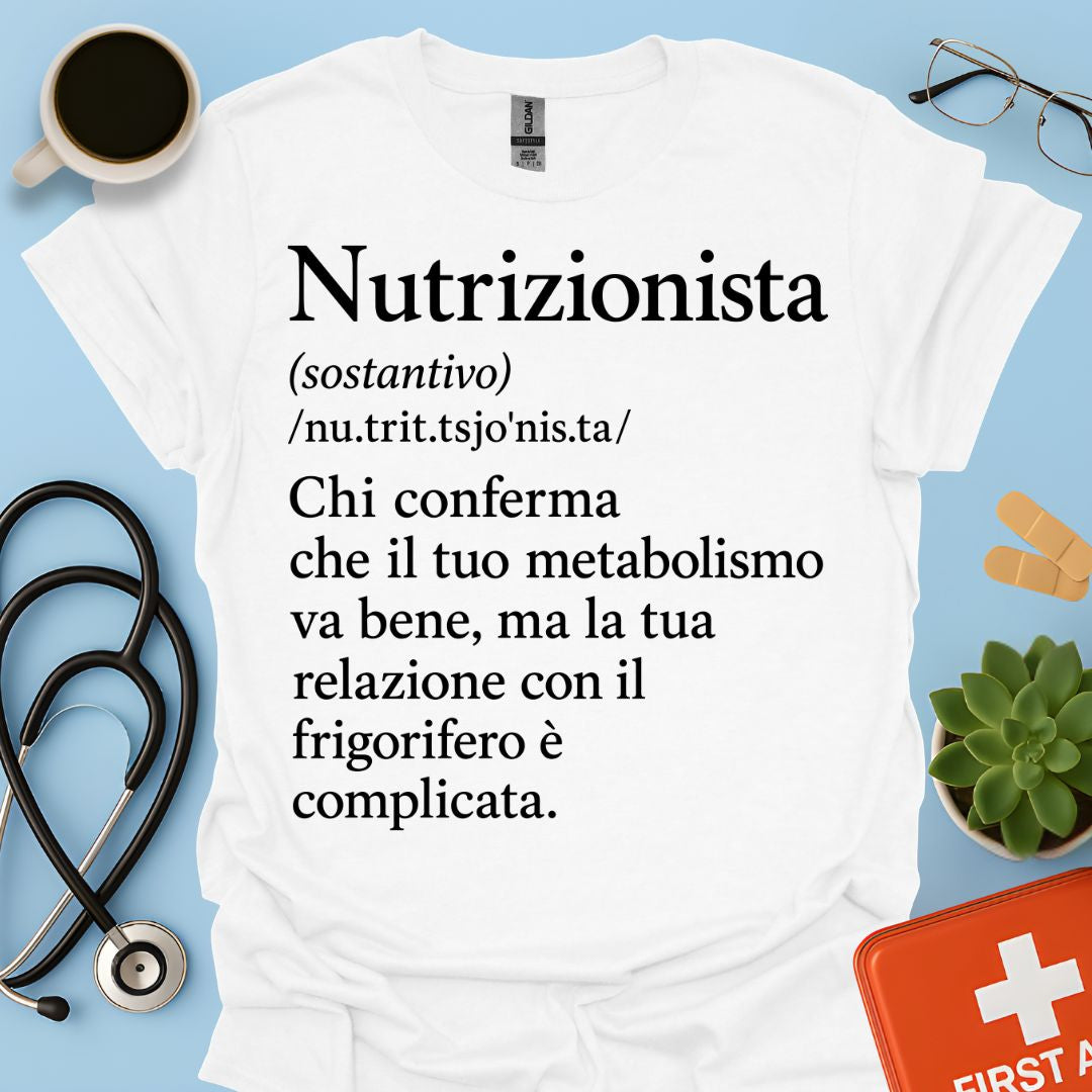 Maglietta Nutrizionista Divertente – Idea Regalo Biologa Nutrizionista