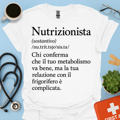 Maglietta Nutrizionista Divertente – Idea Regalo Biologa Nutrizionista
