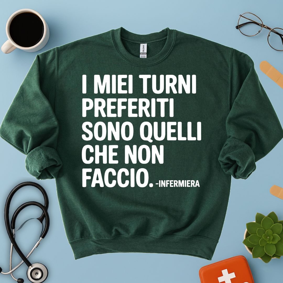 Felpa Divertente Infermiera