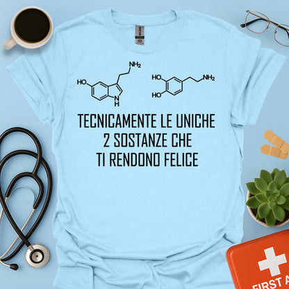 Maglietta Serotonina e Dopamina