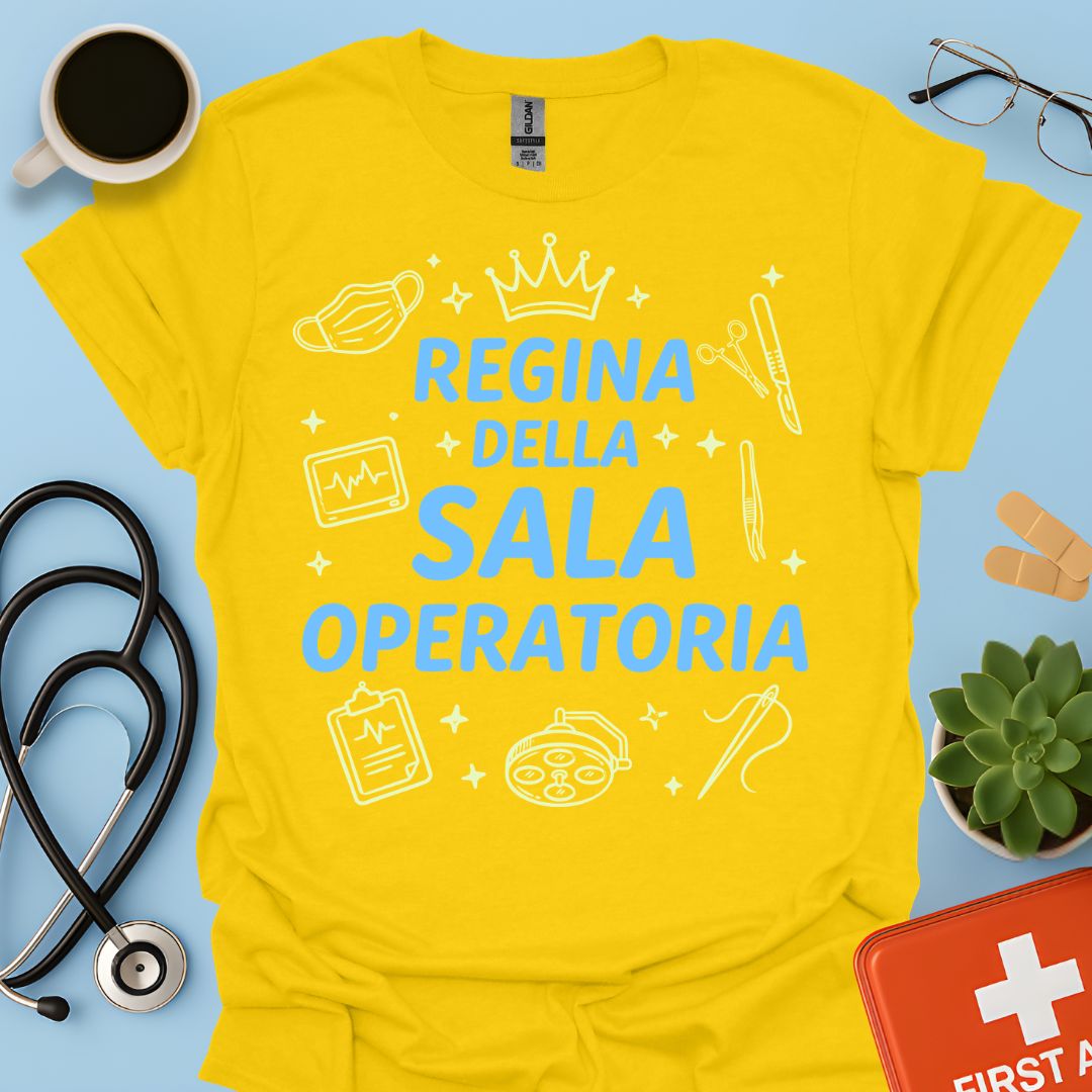 Regina della Sala Operatoria - Maglietta Infermiera e Chirurgo