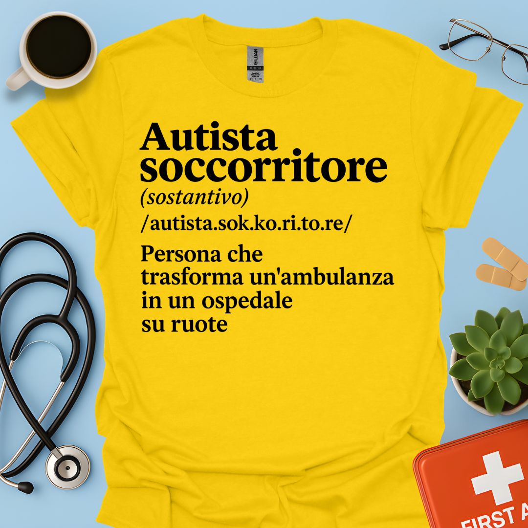 Maglietta Autista Soccorritore – Ambulanza Ospedale