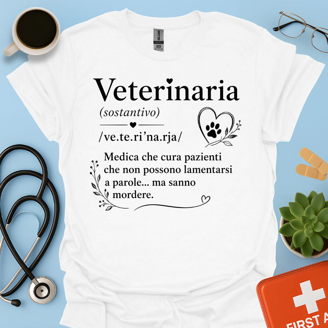 Maglietta Veterinaria: Definizione Divertente