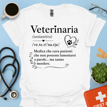 Maglietta Veterinaria: Definizione Divertente