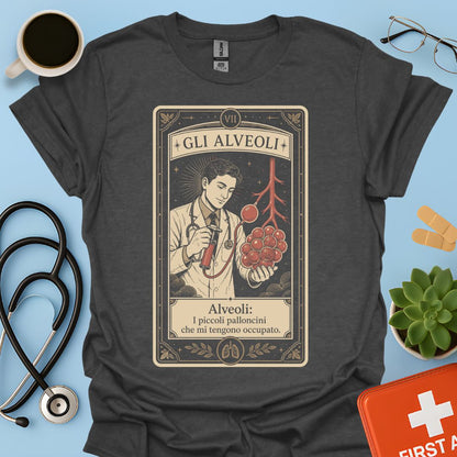 Maglietta Pneumologo – Gli Alveoli Carta dei Tarocchi