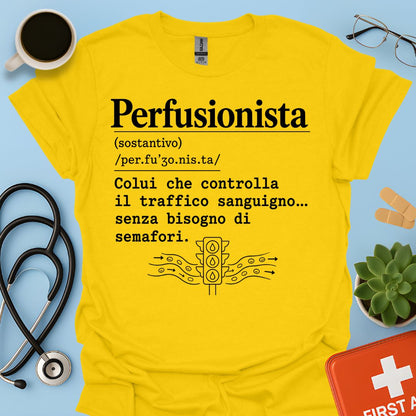 Maglietta Divertente Perfusionista Definizione