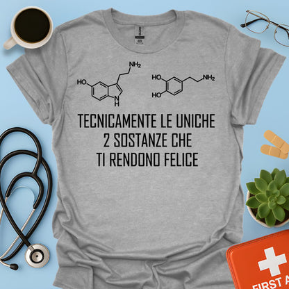 Maglietta Serotonina e Dopamina