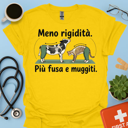 Maglietta Fisioterapista Divertente – L'esercizio Gatto-Mucca