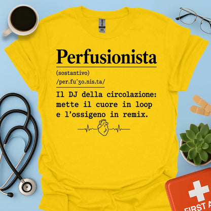 Maglietta Perfusionista Definizione