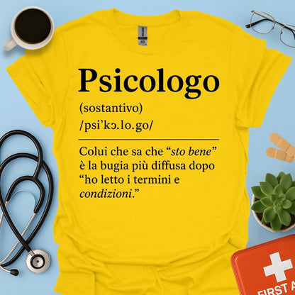 Definizione Psicologo Maglietta