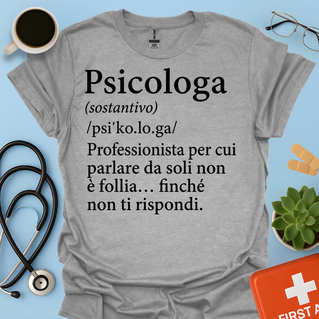 Maglietta Definizione Psicologa