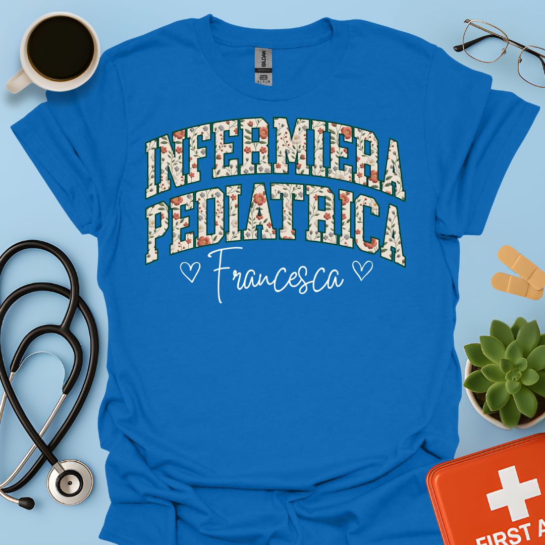 Maglietta Infermiera Pediatrica Personalizzata