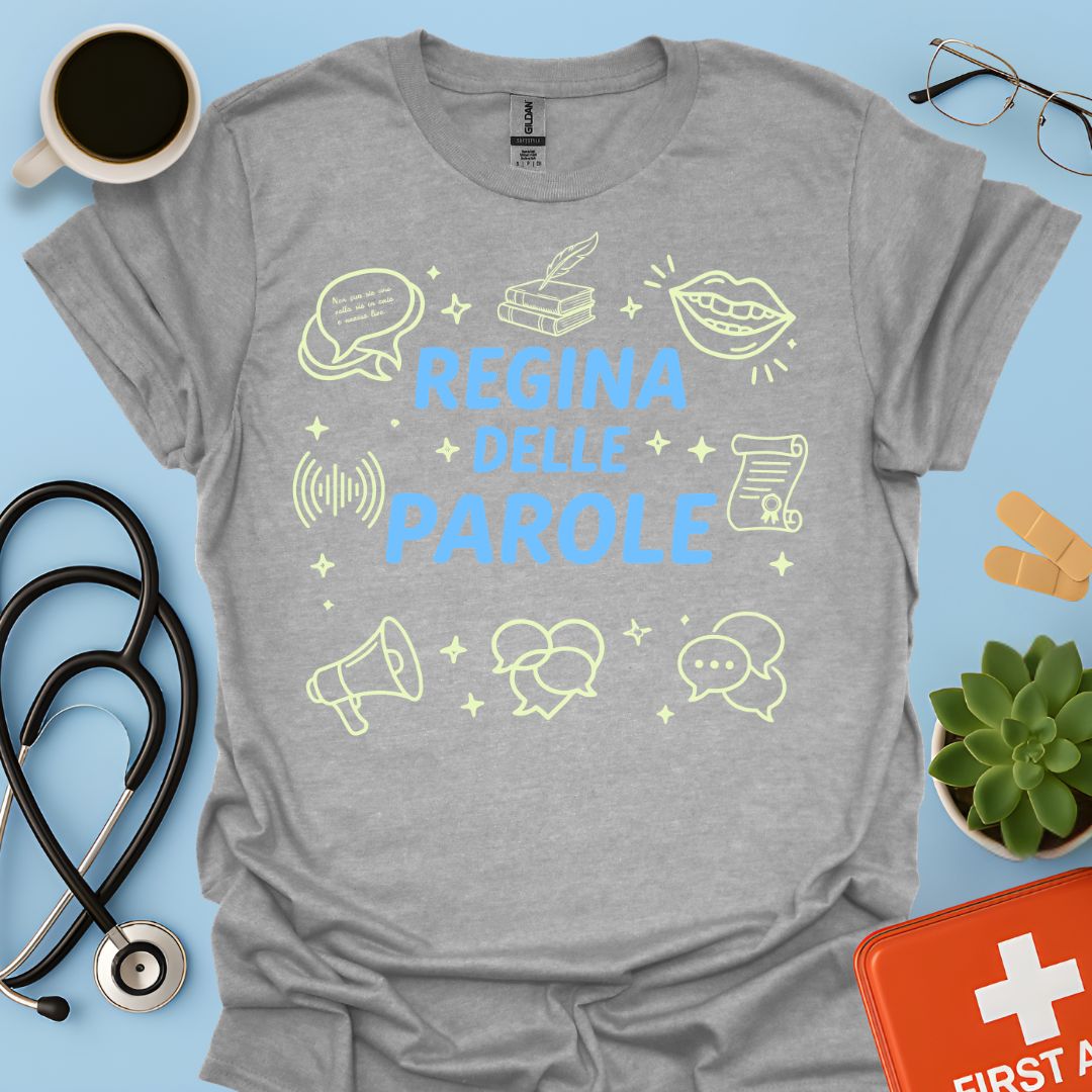 Regina delle Parole - Maglietta Logopedista