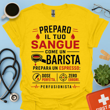 Idea Regalo Divertente Maglietta Perfusionista
