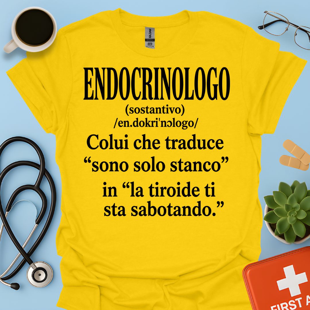 Maglietta Divertente Endocrinologo