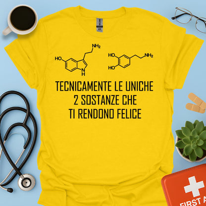 Maglietta Serotonina e Dopamina