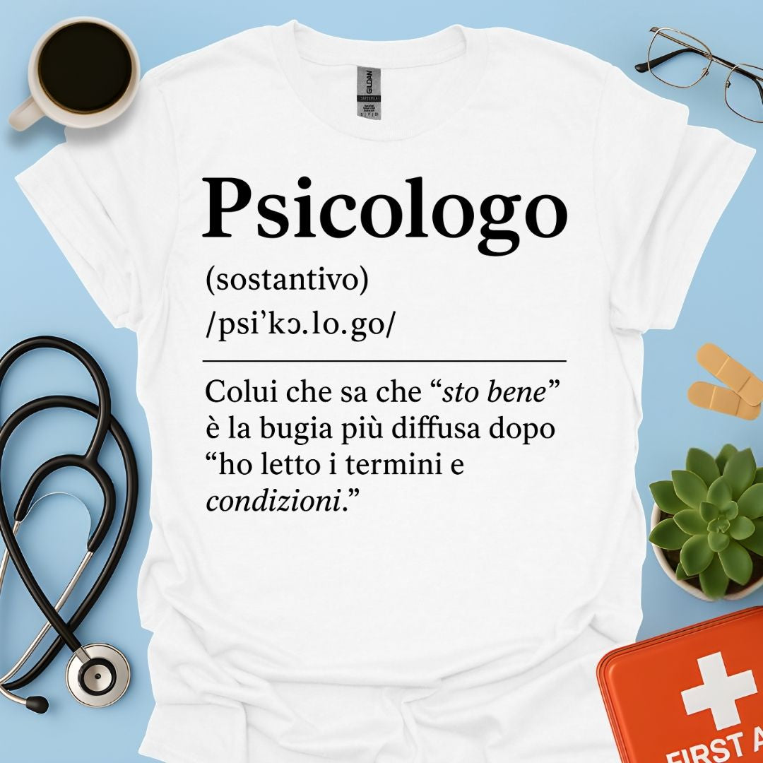 Definizione Psicologo Maglietta