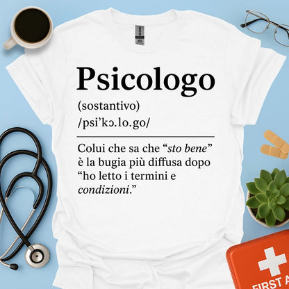 Definizione Psicologo Maglietta