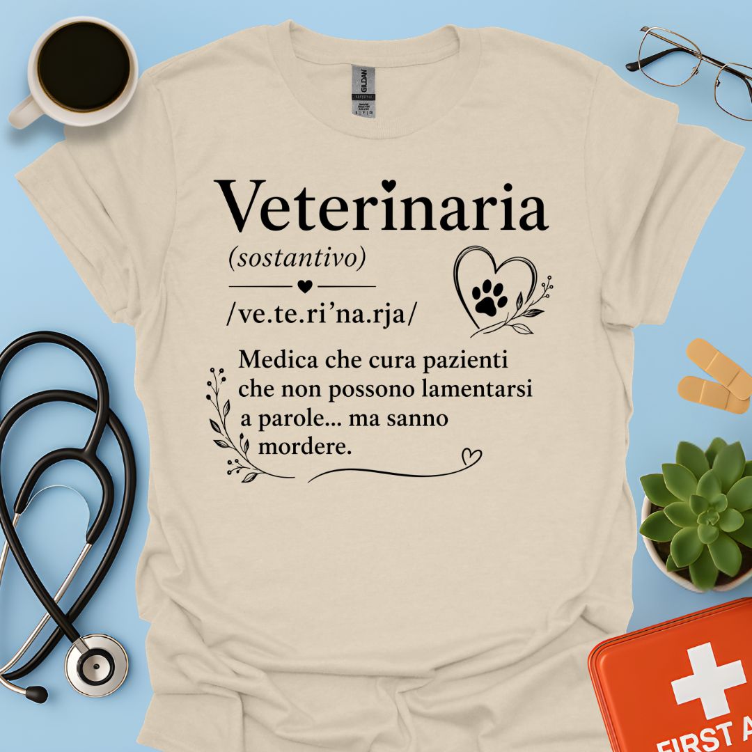 Maglietta Veterinaria: Definizione Divertente