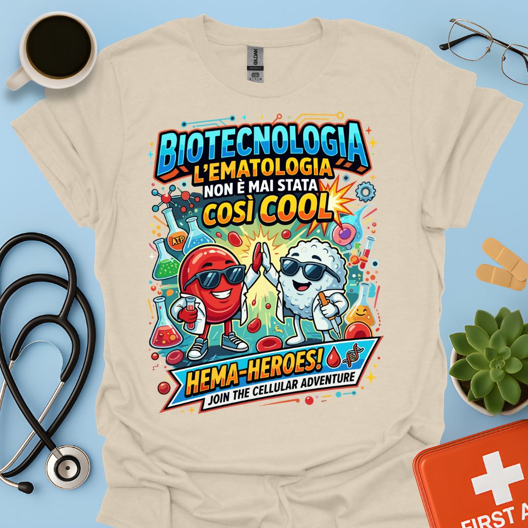 Maglietta Biotecnologia Ematologia