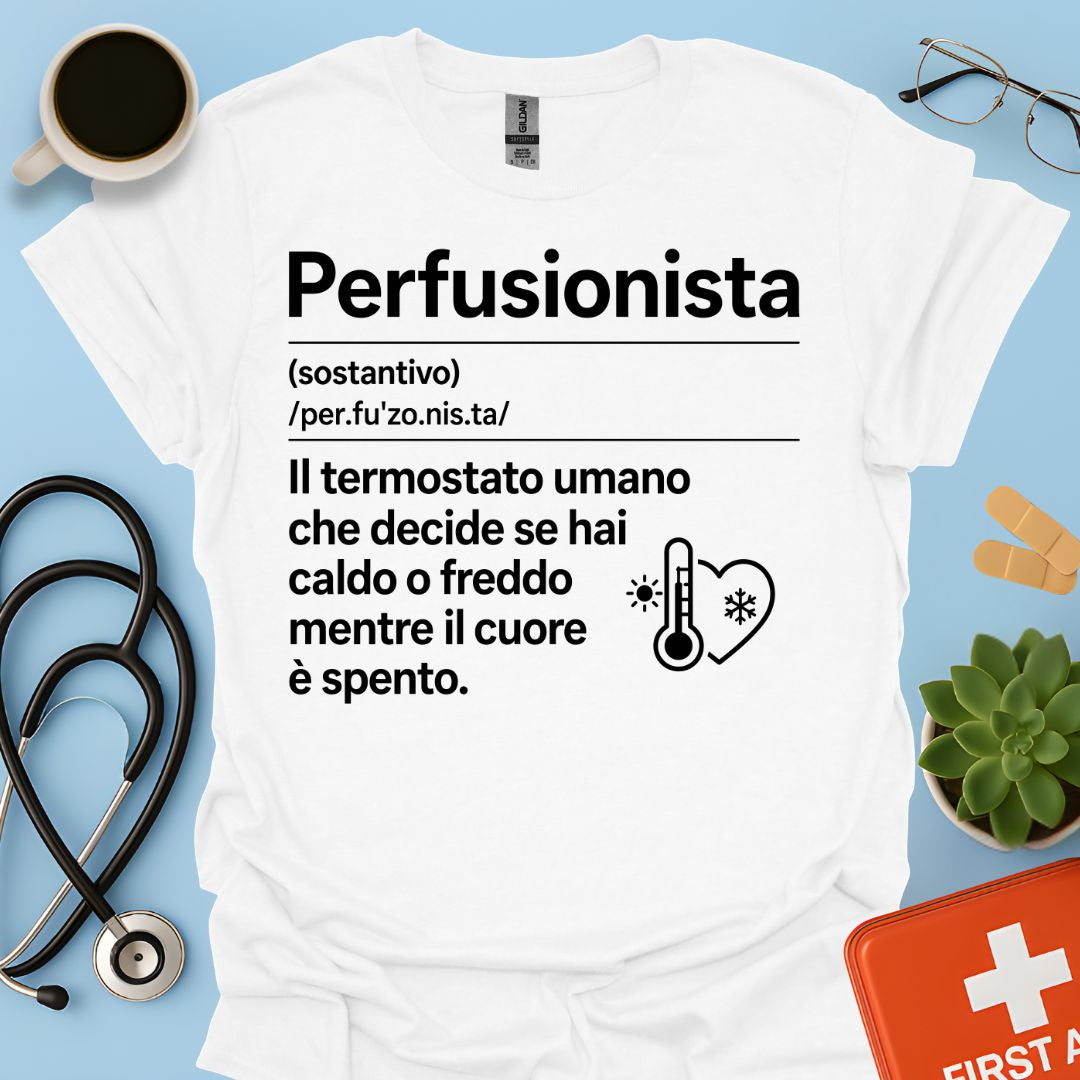 Maglietta Definizione Perfusionista