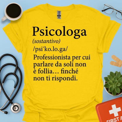 Maglietta Definizione Psicologa