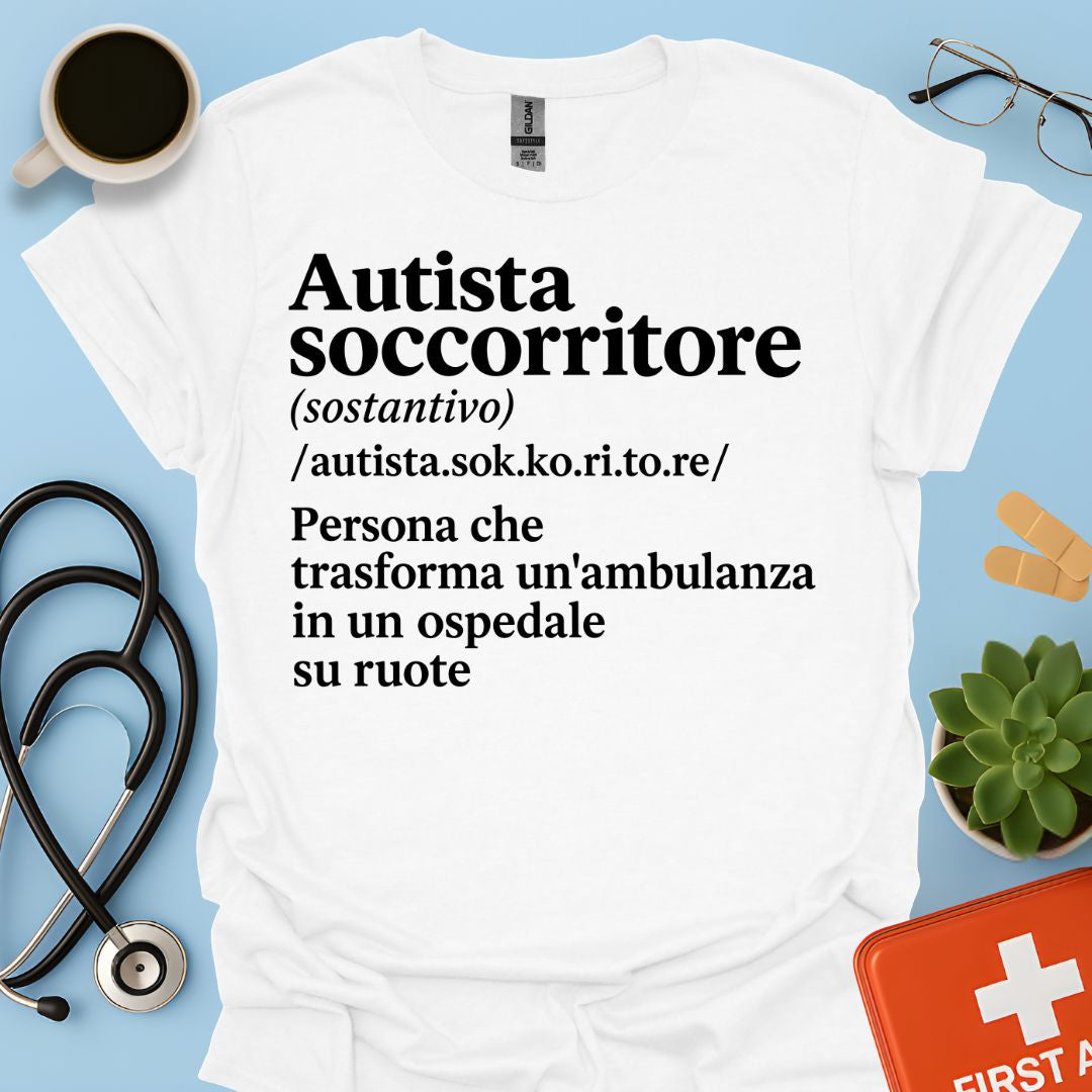 Maglietta Autista Soccorritore – Ambulanza Ospedale