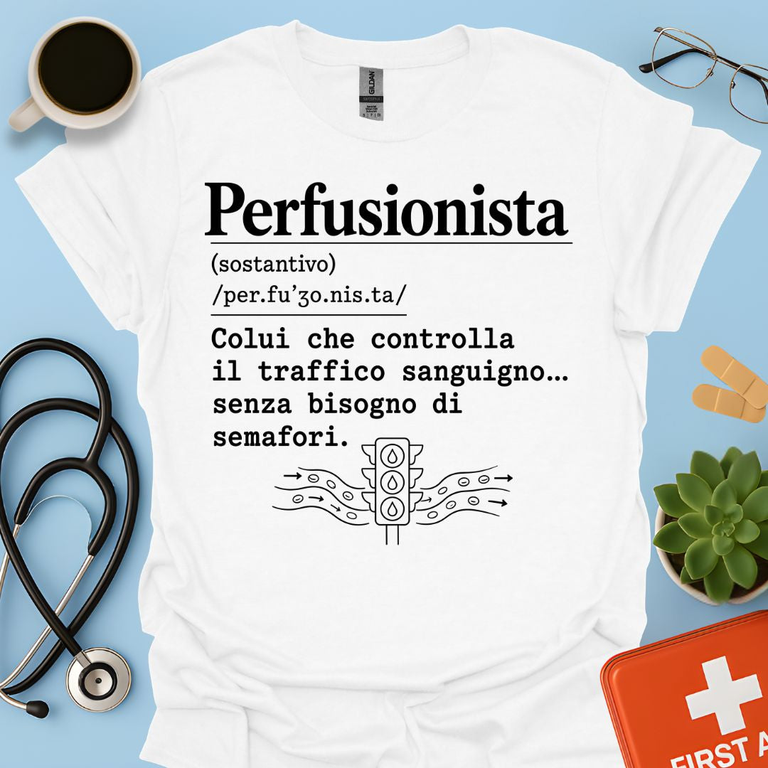 Maglietta Divertente Perfusionista Definizione
