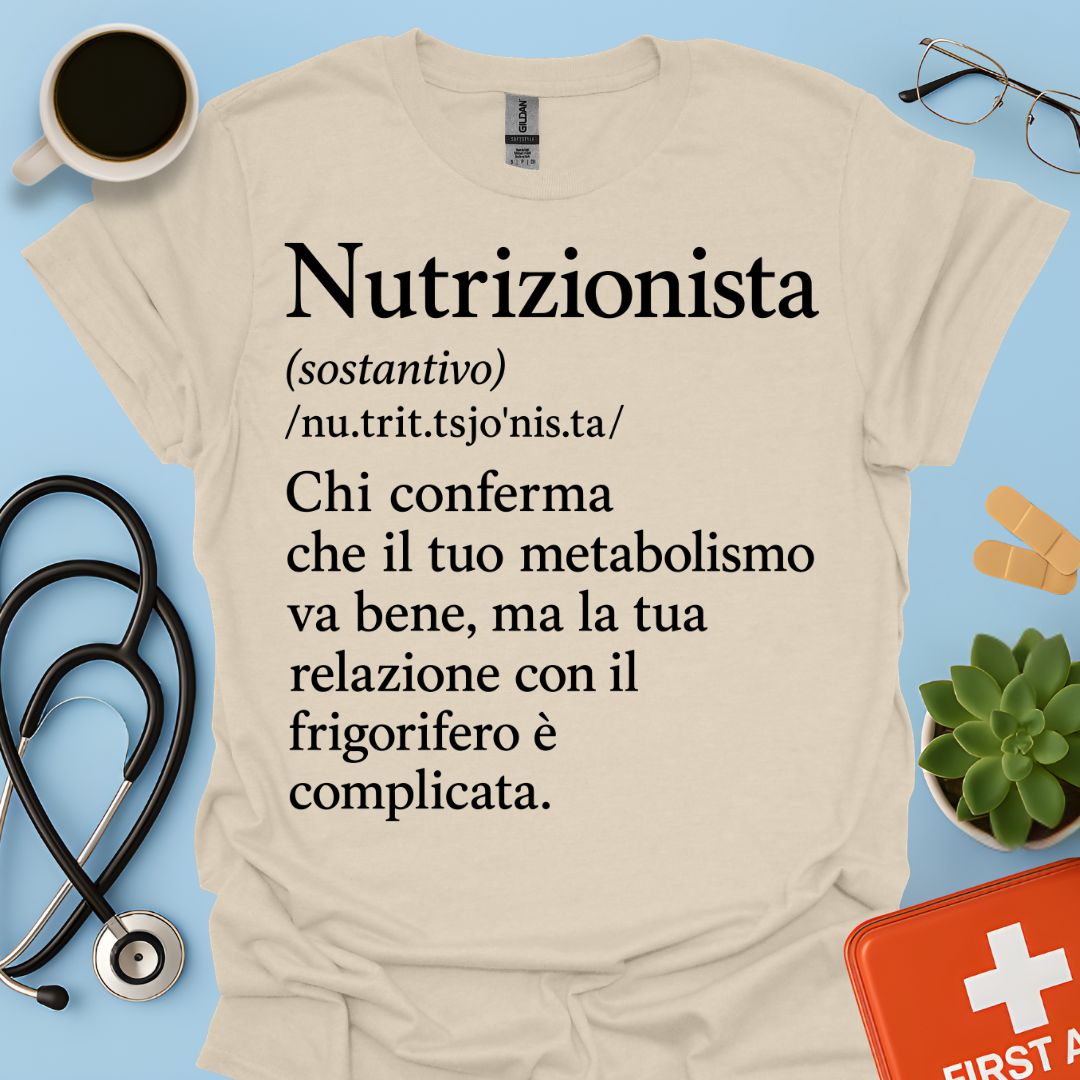 Maglietta Nutrizionista Divertente – Idea Regalo Biologa Nutrizionista