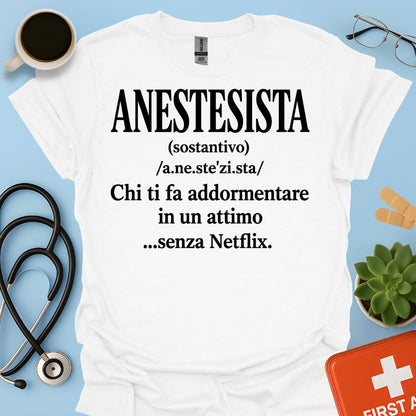 Maglietta Definizione di Anestesista