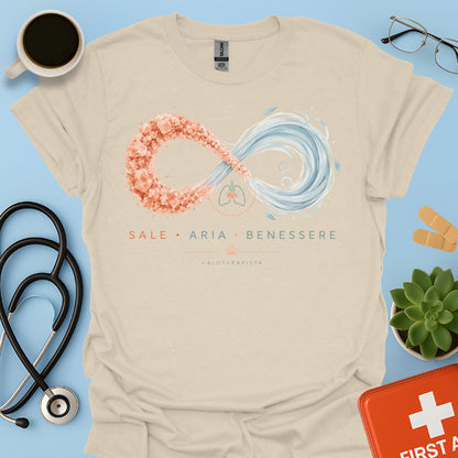 Maglietta Haloterapista | Sale • Aria • Benessere