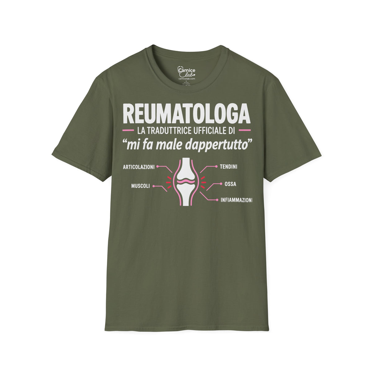 Maglietta Reumatologa “Mi Fa Male Dappertutto”