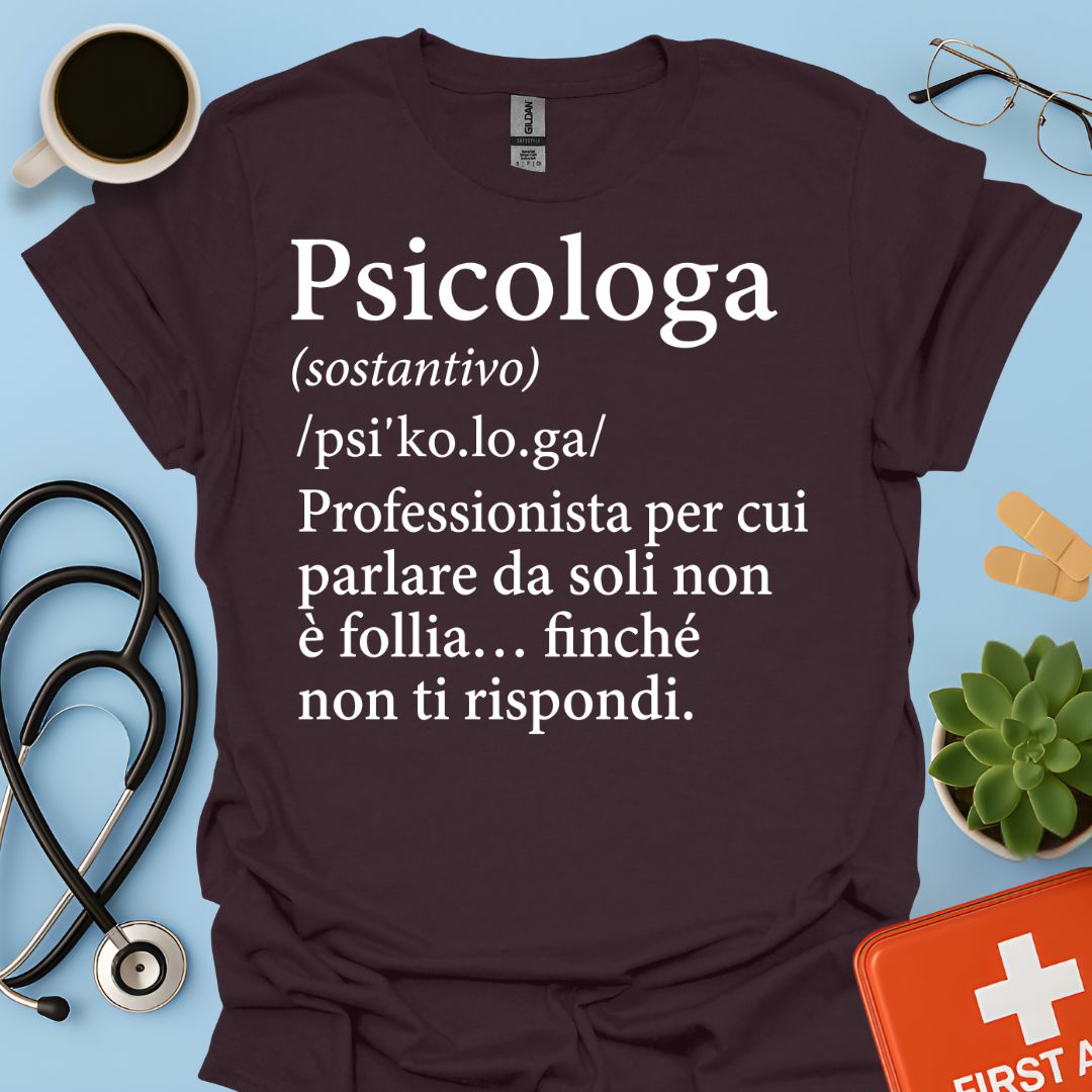 Maglietta Definizione Psicologa