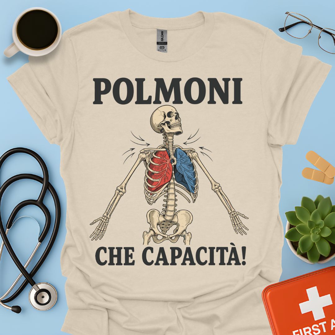 Maglietta Pneumologo – Polmoni Che Capacità!