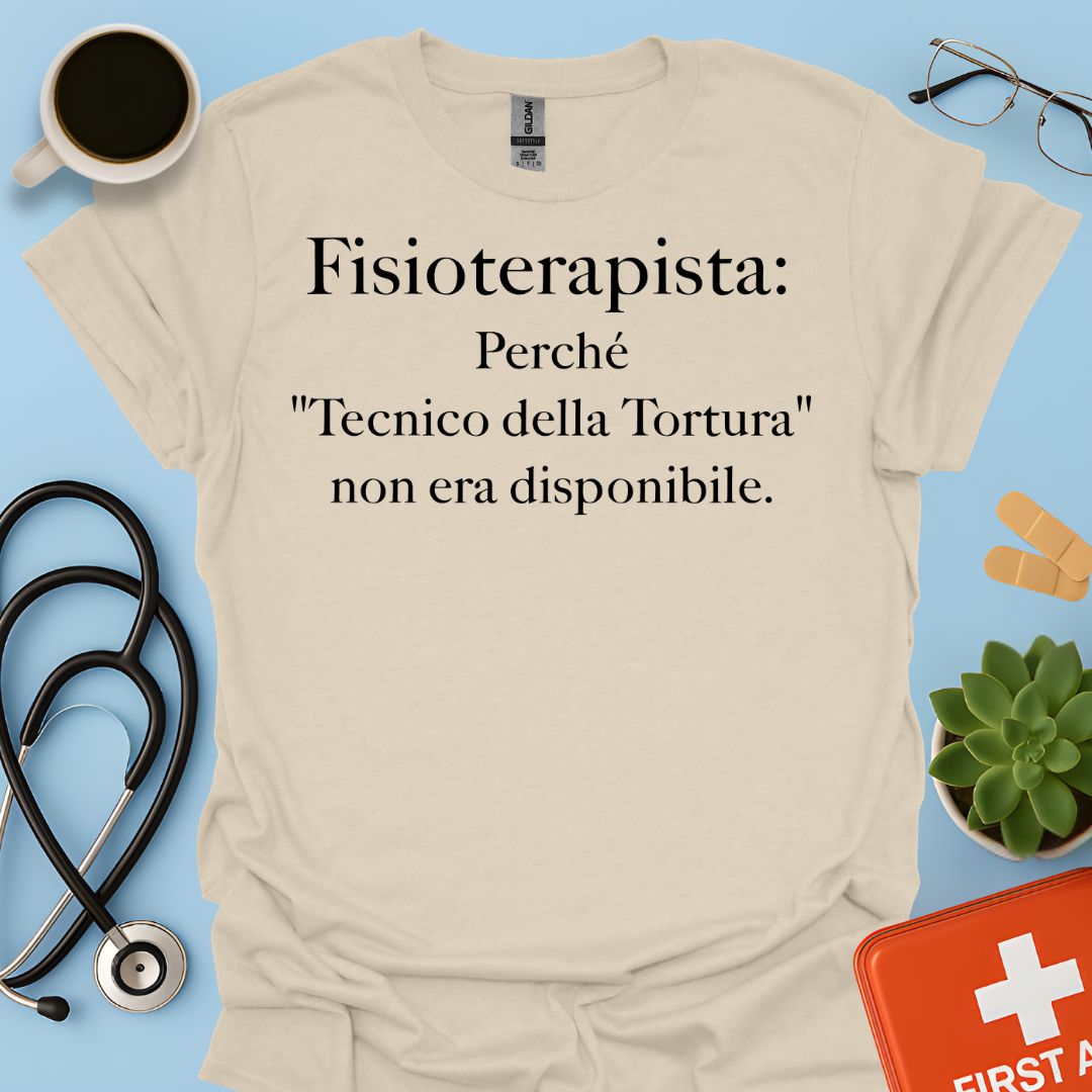 Maglietta Divertente Fisioterapista