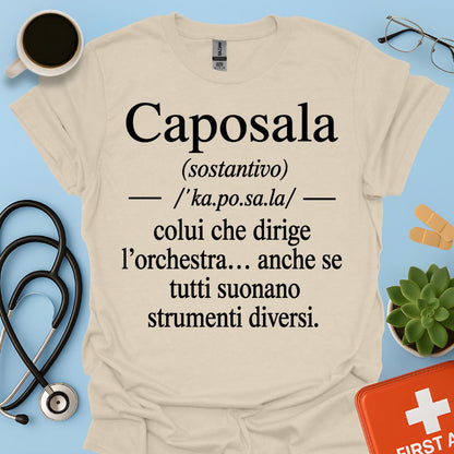Maglietta Caposala – Dirige l'Orchestra – Regalo Coordinatore Infermieristico