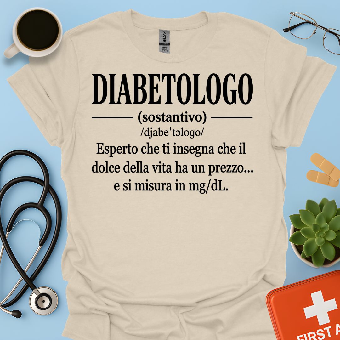 Maglietta Definizione Diabetologo