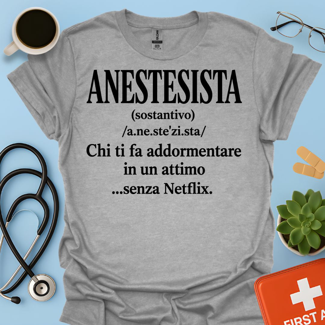 Maglietta Definizione di Anestesista