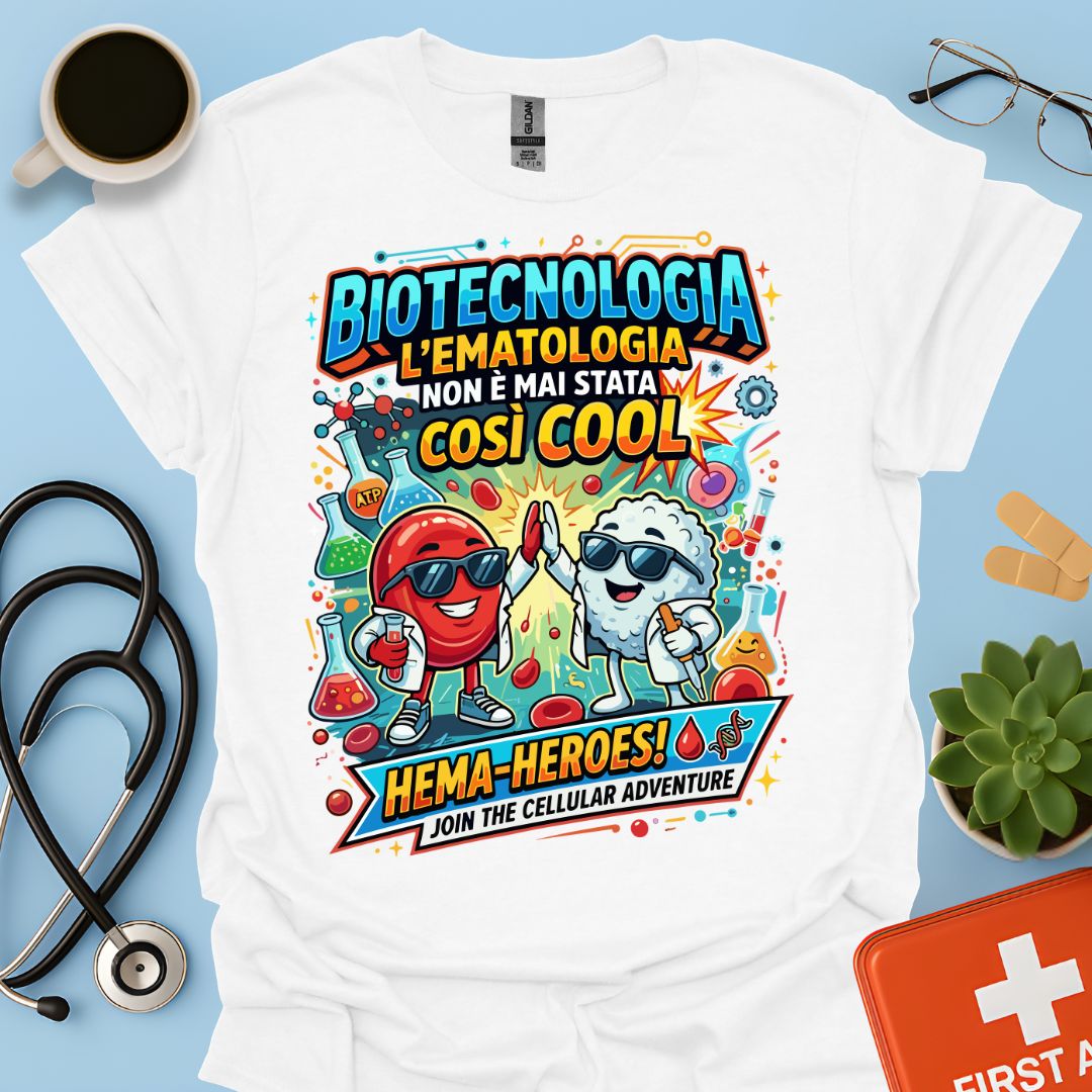 Maglietta Biotecnologia Ematologia