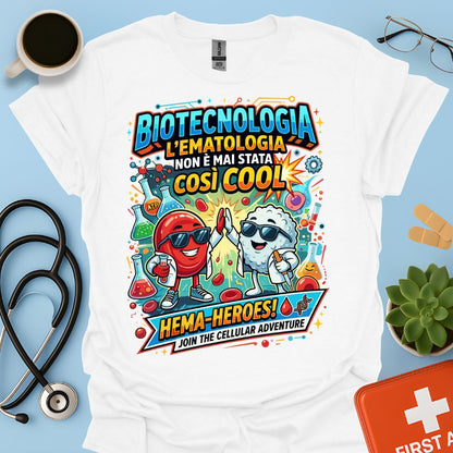 Maglietta Biotecnologia Ematologia